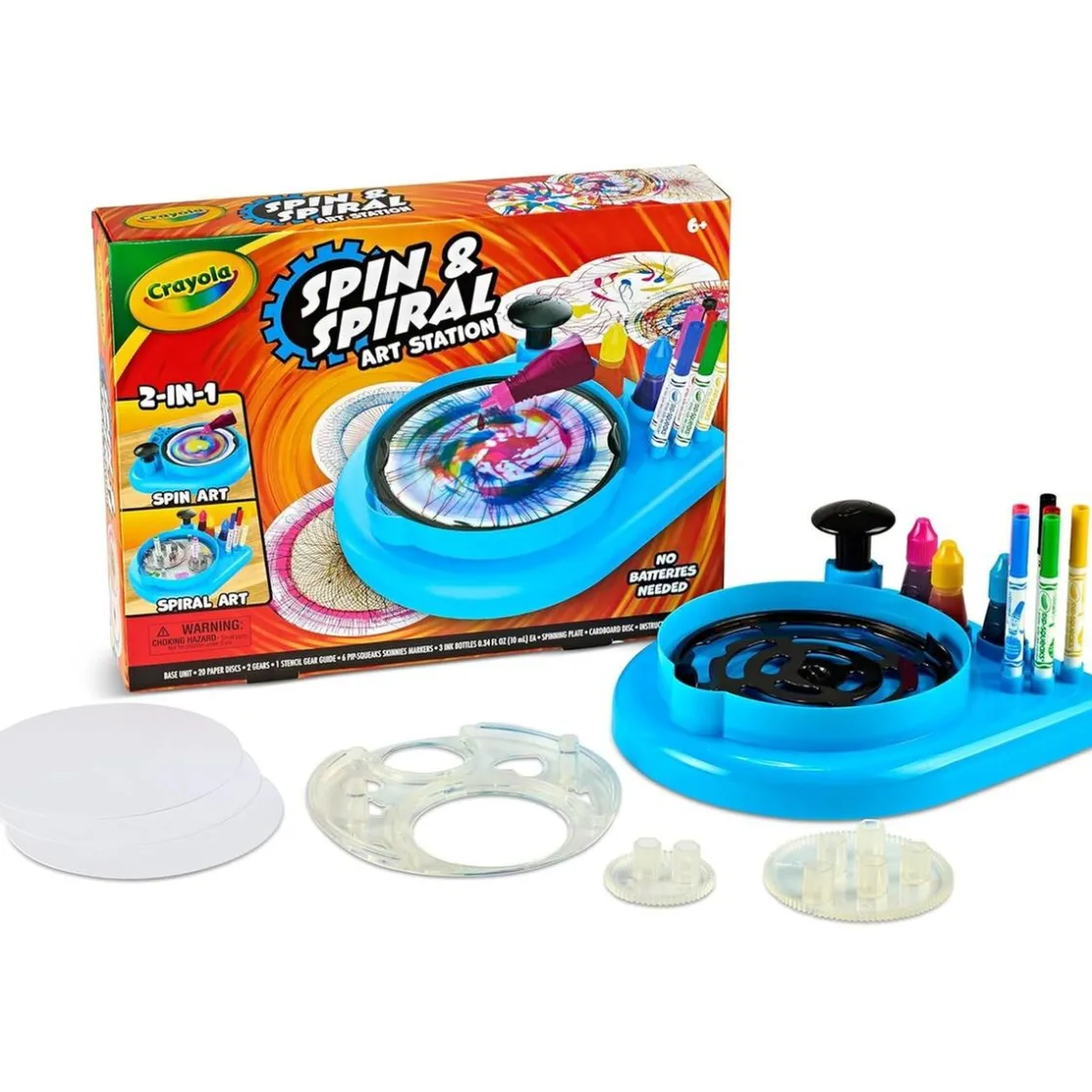 CRAYOLA - Super spin and spiral art station* Arte Y Manualidades