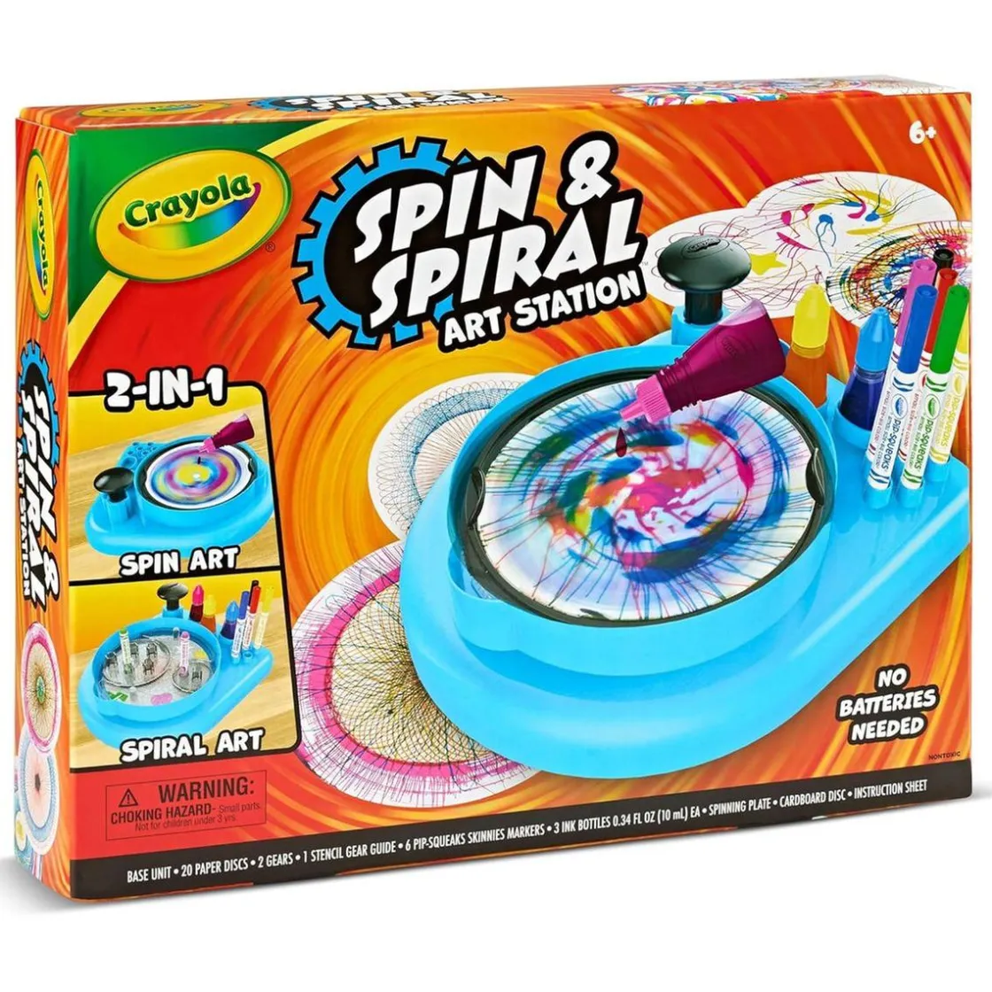 CRAYOLA - Super spin and spiral art station* Arte Y Manualidades