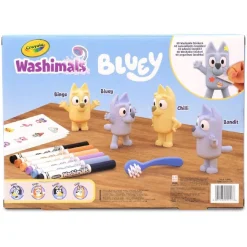 CRAYOLA - Washimals: Bluey - 4 figuras para pintar y lavar* Arte Y Manualidades