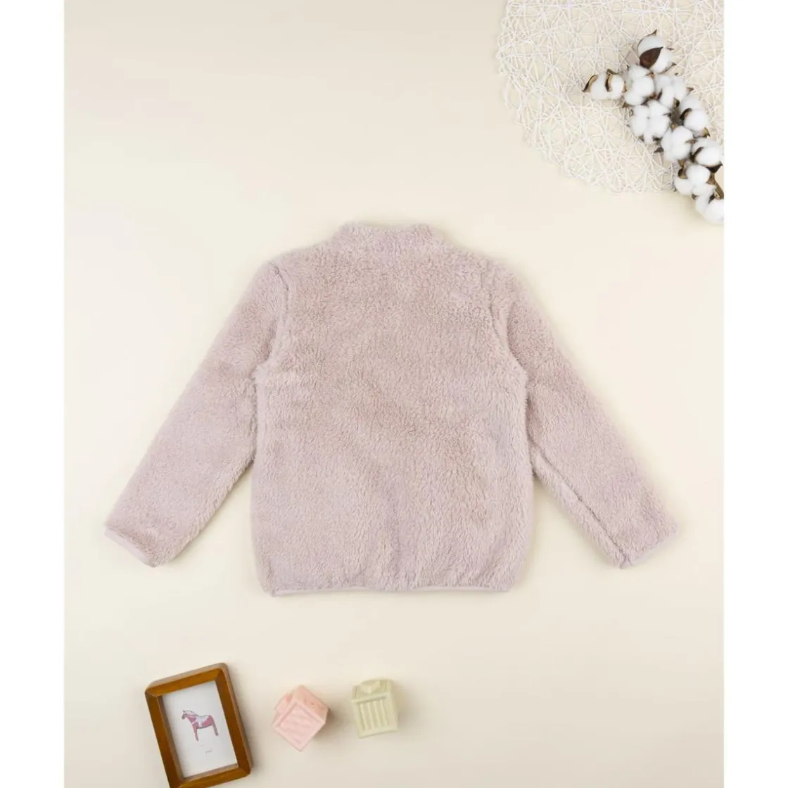 Prenatal Cárdigan bata de niña rosa en pelo suave* Descanso Y Ropa Interior·Bebé 3-36 Meses