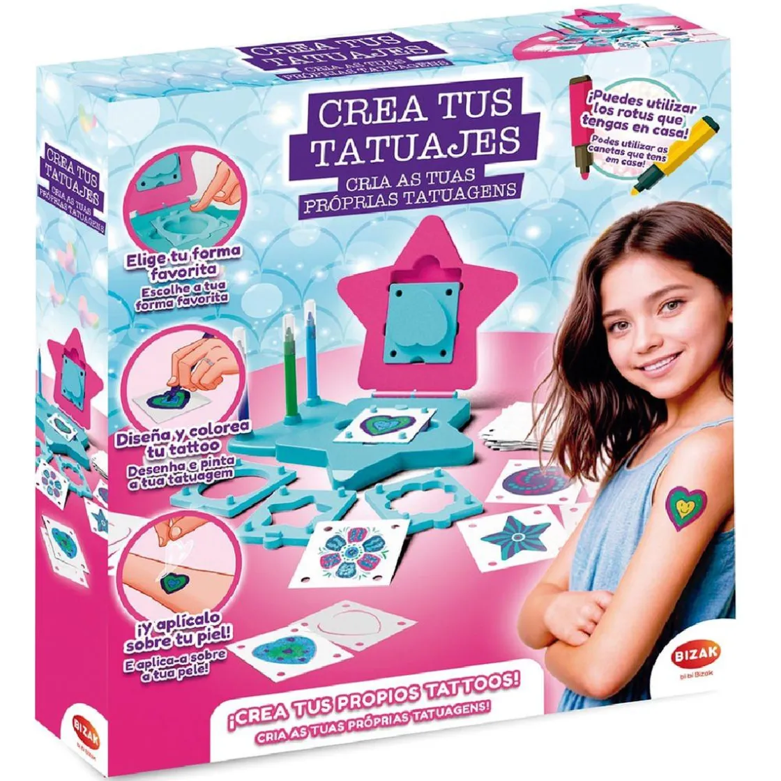 BIZAK Crea tus Tatuajes* Arte Y Manualidades