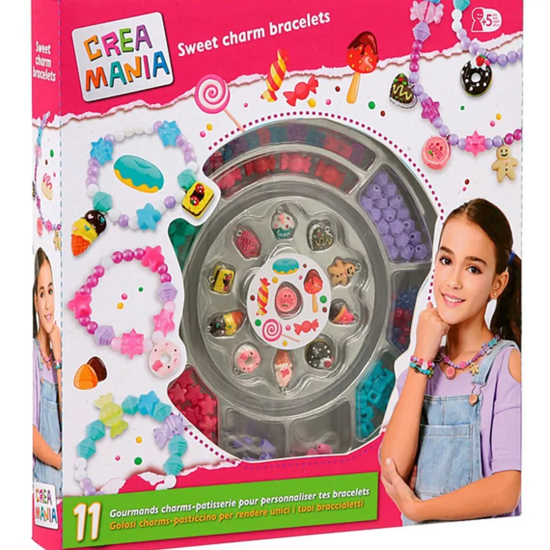 COMANSI Creamania - Conjunto de perlas para pulseras deliciosas ㅤ* Arte Y Manualidades