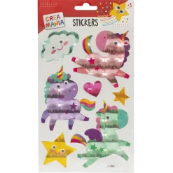 CREAMANIA UNISEX Creamania - Pegatinas Animales ojos divertidos (varios modelos)