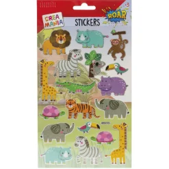 CREAMANIA UNISEX Creamania - Pegatinas Dinosaurios/Animales salvajes (varios modelos)