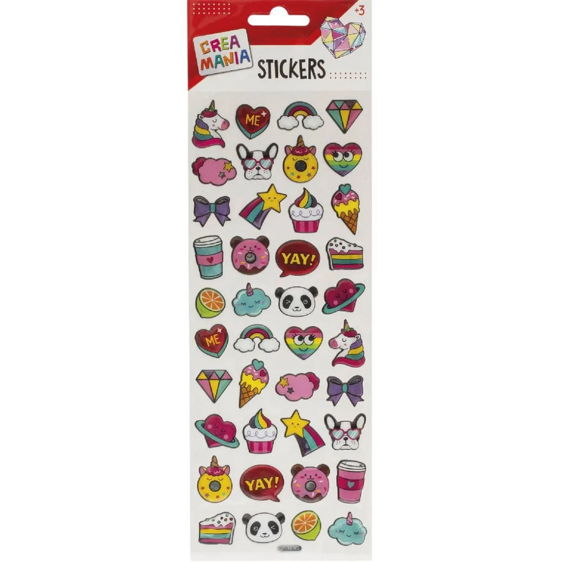 CREAMANIA UNISEX Creamania - Pegatinas Unicornios* Deportes