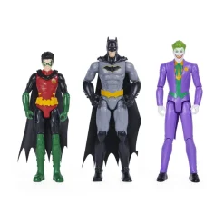 SPIN MASTER DC Cómics - Batman - Pack 3 Figuras Acción 30 cm* Figuras De Acción