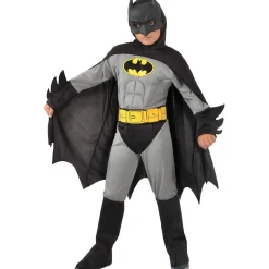 BATMAN DC Cómics - Disfraz gris con músculos 8-10 años