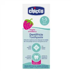 CHICCO Dentífrico con flúor - Sabor fresa