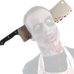 RUBIE'S Diadema con Cuchillo Carnicero Zombie* Disfraces|Halloween
