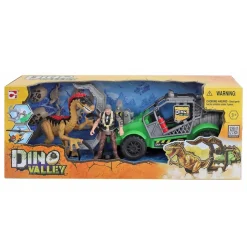 CHAP MEI PLASTIC TOYS MFY Dino Valley - Playset con vehículo* Figuras De Acción
