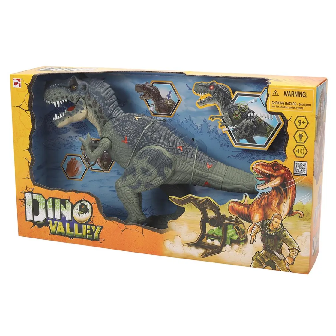 CHAP MEI PLASTIC TOYS MFY Dino Valley - T-Rex Interactivo* Coleccionables Y Mini Mundos