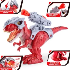 ZURU Dino Wars T-Rex electrónico con movimiento y lanzador ㅤ