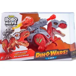 ZURU Dino Wars T-Rex electrónico con movimiento y lanzador ㅤ
