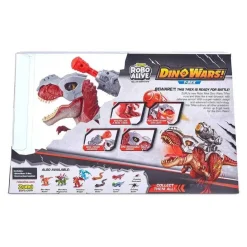ZURU Dino Wars T-Rex electrónico con movimiento y lanzador ㅤ