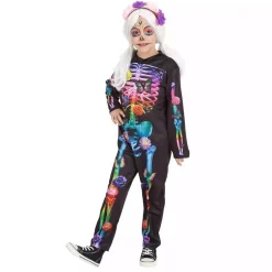 RUBIE'S Disfraz Catrina Happy Flower Talla XS (5-6 años)