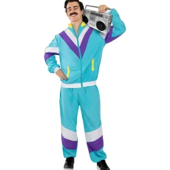 Funidelia Disfraz chándal de los Años 80 para adulto XXL