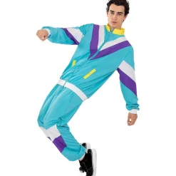Funidelia Disfraz chándal de los Años 80 para adulto XXL
