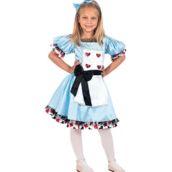 Funidelia Disfraz de Alicia Deluxe para niña 5-6 años* Disfraces|Halloween