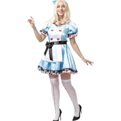 Funidelia Disfraz de Alicia Deluxe para mujer S* Disfraces|Halloween