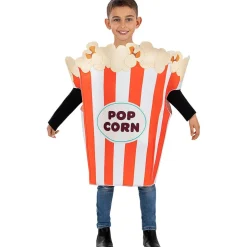 Funidelia Disfraz de bolsa de palomitas para niños 3-6 años