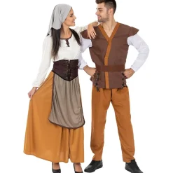 Funidelia Disfraz de campesina medieval para mujer L* Disfraces|Halloween