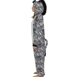 Funidelia Disfraz de cebra onesie adulto L-XL* Halloween|Disfraces