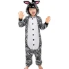 Funidelia Disfraz de cebra onesie para niños 7-9 años* Halloween|Disfraces