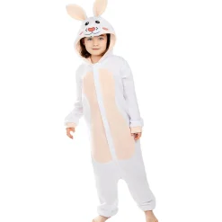 Funidelia Disfraz de conejo onesie para niños 10-12 años