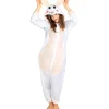 Funidelia Disfraz de conejo onesie para adulto L-XL* Halloween|Disfraces