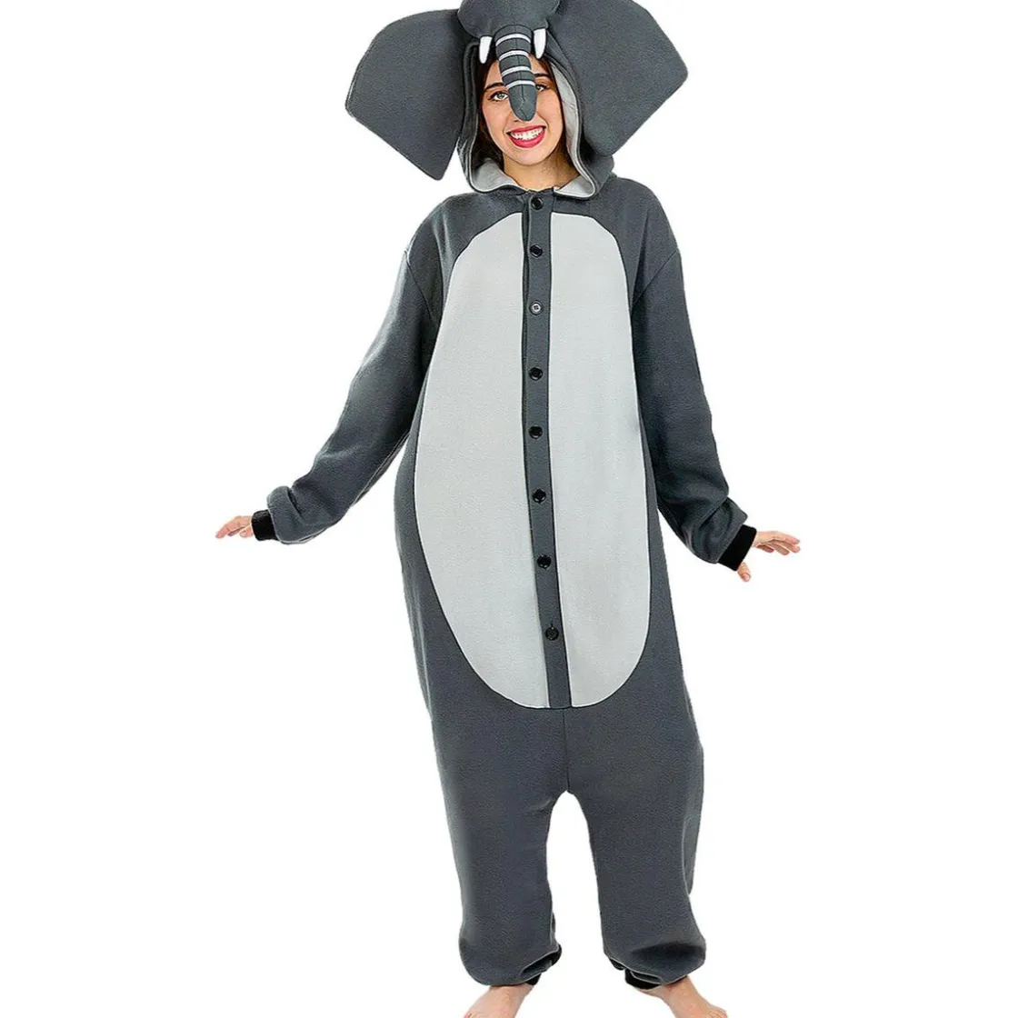 Funidelia Disfraz de elefante onesie S-M