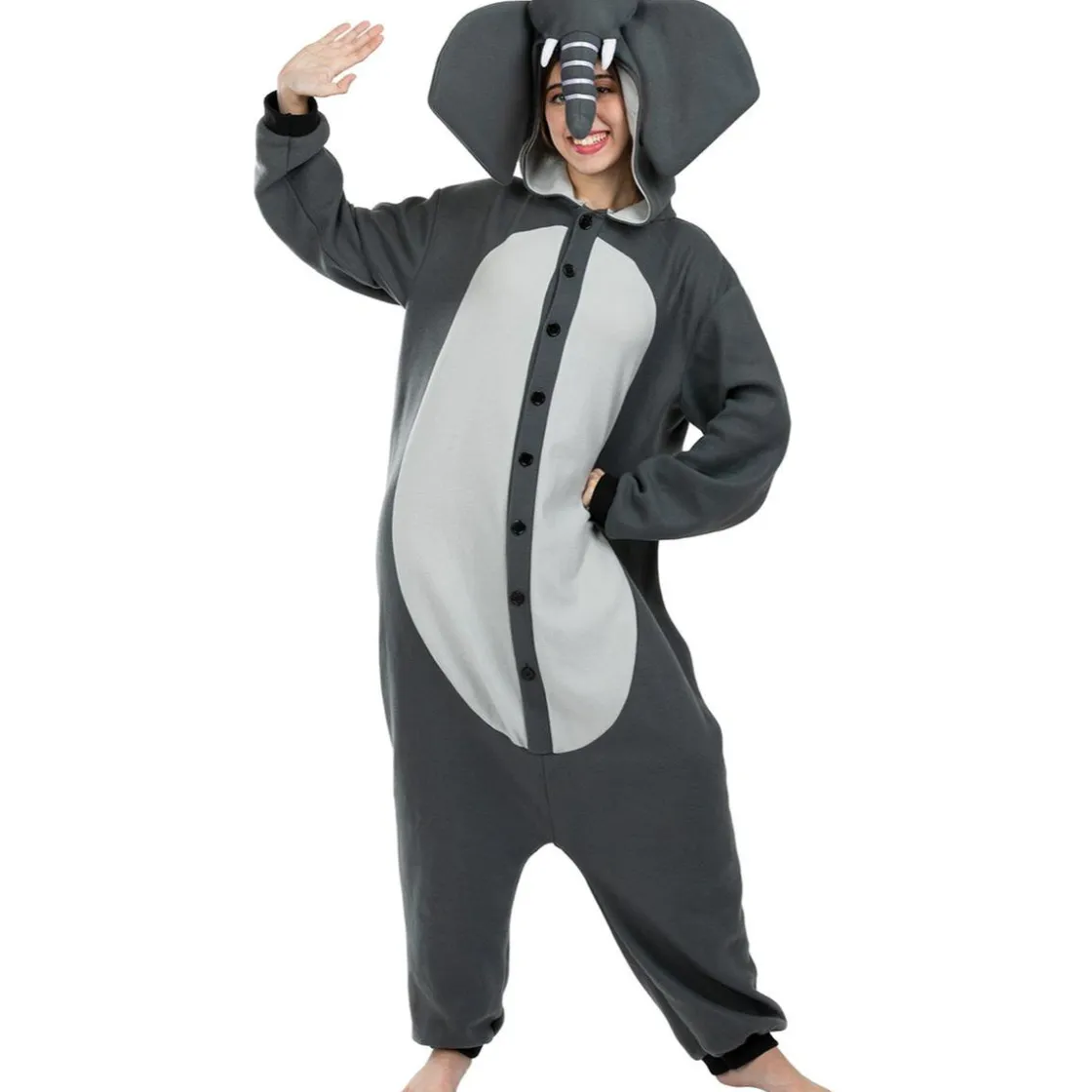 Funidelia Disfraz de elefante onesie S-M