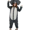 Funidelia Disfraz de elefante onesie para niños 5-6 años* Halloween|Disfraces