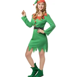 Funidelia Disfraz de elfa duende mujer XL* Disfraces|Halloween