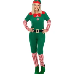 Funidelia Disfraz de elfa navideña mujer XXL* Disfraces|Halloween