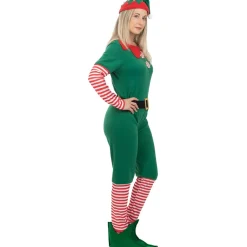 Funidelia Disfraz de elfa navideña mujer XXL* Disfraces|Halloween