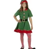 Funidelia Disfraz de elfa navideña niña 3-4 años