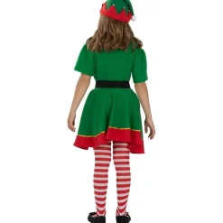 Funidelia Disfraz de elfa navideña niña 3-4 años