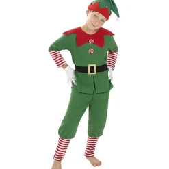 Funidelia Disfraz de elfo navideño niño 7-9 años