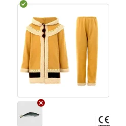 Funidelia Disfraz de esquimal para niño 5-6 años