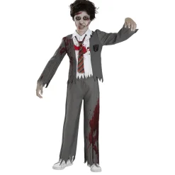 Funidelia Disfraz de estudiante zombie niño 5-6 años* Disfraces|Halloween
