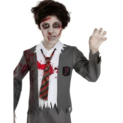Funidelia Disfraz de estudiante zombie niño 5-6 años* Disfraces|Halloween
