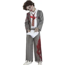 Funidelia Disfraz de estudiante zombie niño 5-6 años* Disfraces|Halloween