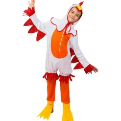 Funidelia Disfraz de gallina para niños 10-12 años* Halloween|Disfraces