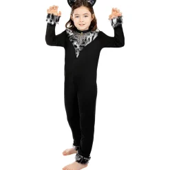 Funidelia Disfraz de gata para niña 10-12 años* Halloween|Disfraces