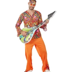 Funidelia Disfraz de Hippie feliz para hombre L* Disfraces|Halloween