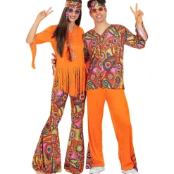 Funidelia Disfraz de Hippie feliz para hombre L* Disfraces|Halloween