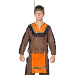 Funidelia Disfraz de Indio Deluxe para niño 7-9 años
