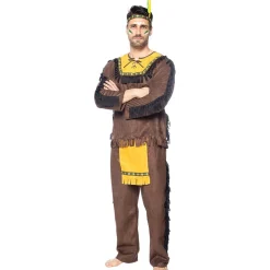 Funidelia Disfraz de Indio Deluxe para hombre L* Disfraces|Halloween