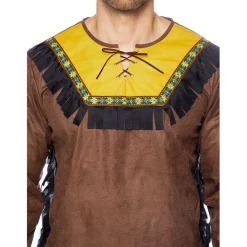 Funidelia Disfraz de Indio Deluxe para hombre L* Disfraces|Halloween