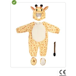 Funidelia Disfraz de jirafa bebé 12-24 meses